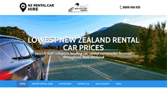 Desktop Screenshot of nzrentalcarhire.com